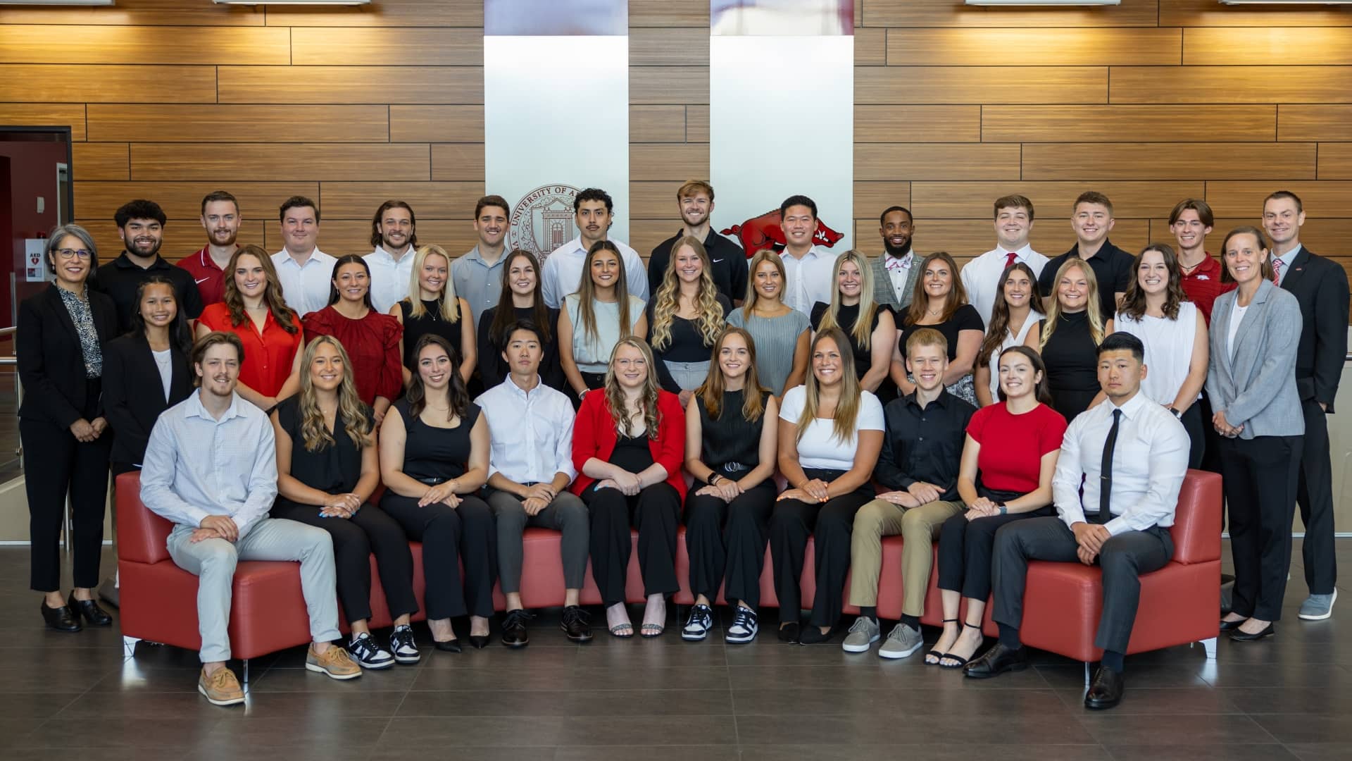 Master of Athletic Training students and faculty, 2024