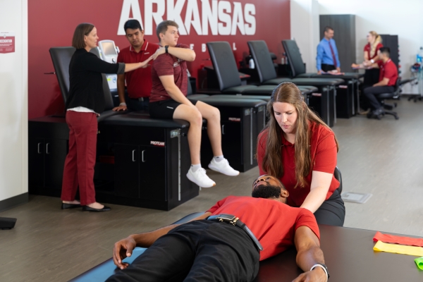 Instructors work closely with Athletic Training students